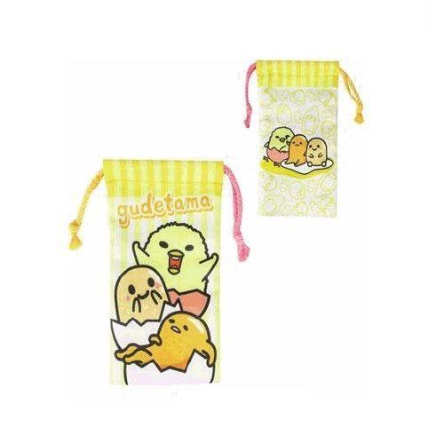 Sanrio Gudetama Drawstring Pouch 19cm X 11cm 1 Pc