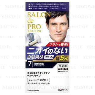 Dariya - Salon De Pro Hair Color Mens Speedy (#7 Natural Black) 1 Set