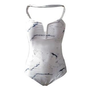 Marble Print Swimsuit