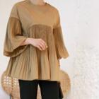 Pleated-panel Flared Top
