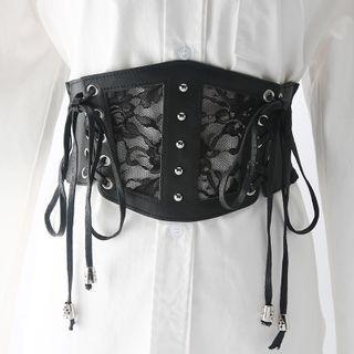 Lace Belt Black - One Size