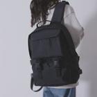 Buckle Lightweight Backpack Black - One Size