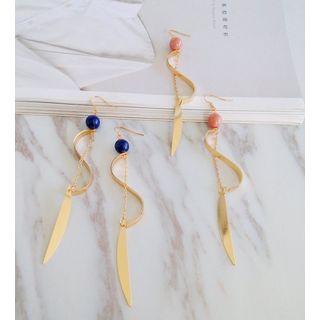 Irregular Stone Dangle Earring