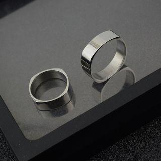 Plain Square Stainless Steel Ring