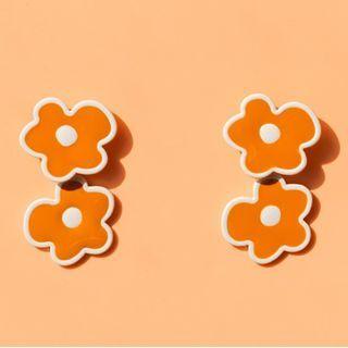 Flower Glaze Earring / Cuff Earring