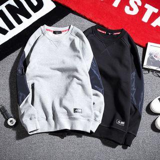 Long-sleeve Raglan Panel Top