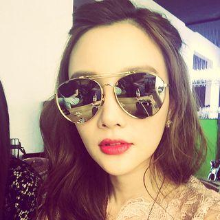 Double Brow Bar Sunglasses
