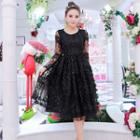 Lace Long Sleeve Evening Dress