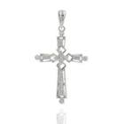 18k White Gold Diamond Pendant