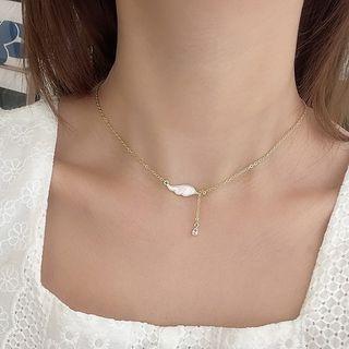 Wing Necklace Necklace - Gold - One Size