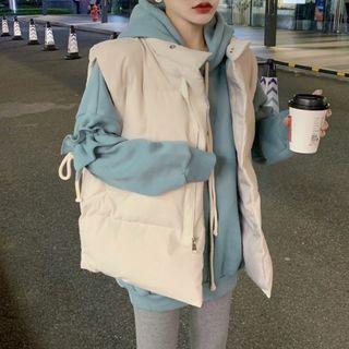 Plain Hoodie / Padded Vest / Set