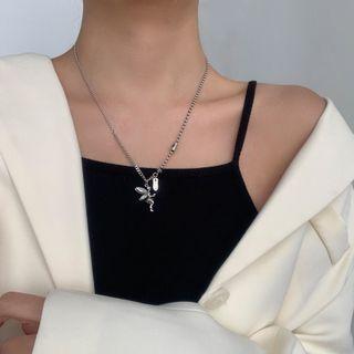 925 Sterling Silver Fairy Necklace As Shown In Figure - One Size