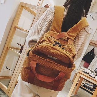 Convertible Corduroy Tote