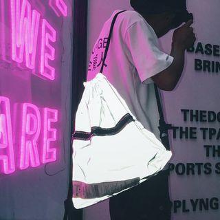 Pvc Drawstring Backpack White - One Size