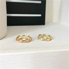 Heart Cat Eye Stone Alloy Ring