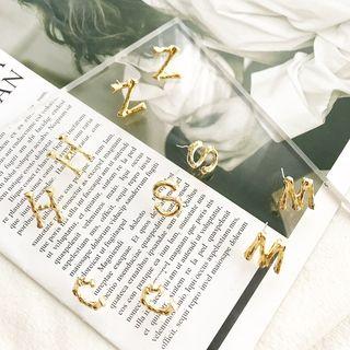 Letter Ear Stud