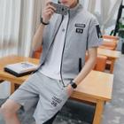 Set: Short-sleeve Jacket + Shorts