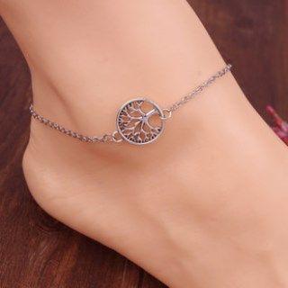 Cutout Tree Anklet