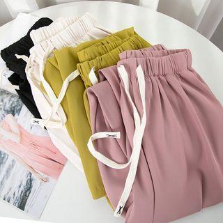 Chiffon Straight Cut Pants