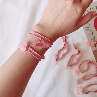 Plastic & Lace Hair Tie