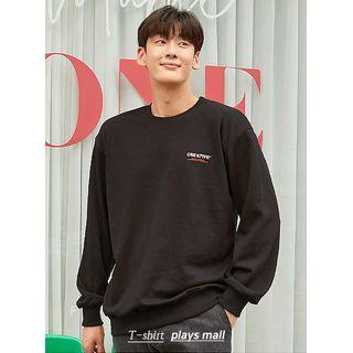 Round-neck Letter Sweatshirt