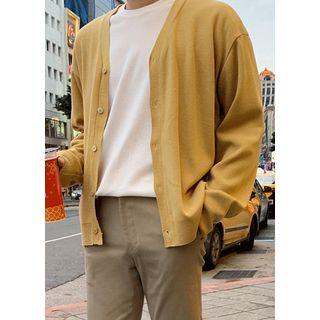 V-neck Boxy Cardigan In 9 Colors