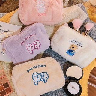 Animal Chenille Makeup Pouch