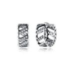 925 Sterling Silver Fashion Personalized Geometric Cubic Zircon Earrings Silver - One Size