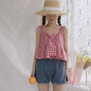 Gingham Tank Top
