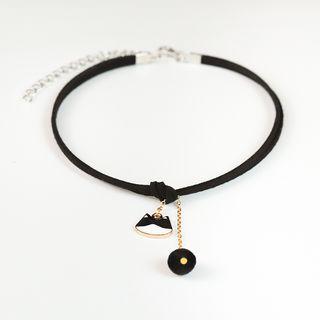 Alloy Cat Pendant Choker