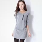 V-neck T-shirt Dress