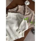 Collared Mohair Blend Sweater