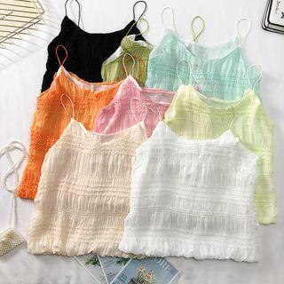 Sequined Chiffon Top