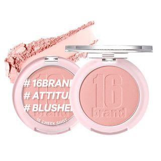 16brand - Sixteen Cheek Shot (4 Colors) Peach Foam Shot