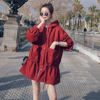 Drawstring Hoodie Jacket