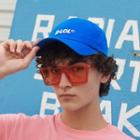 [r:lol] Embroidered Baseball Cap Blue - One Size