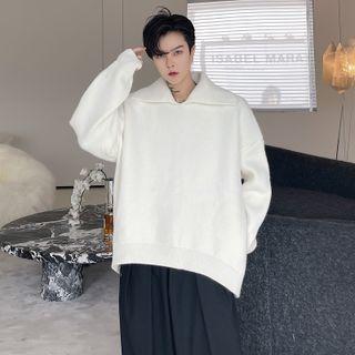 Collared Oversized Sweater
