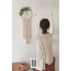 Relaxed-fit Rib Sweater Ivory - One Size
