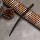 Wooden Hair Stick 1 Pc - Black - One Size