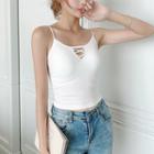 Cut-out Padded Camisole Top