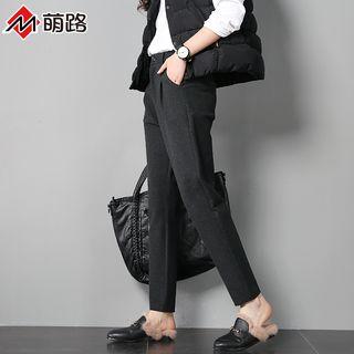 Plain Woolen Tapered Pants