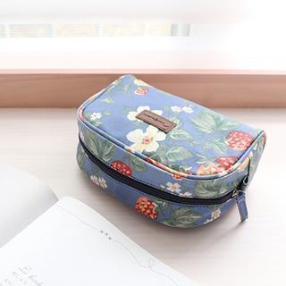 Strawberry Print Pouch