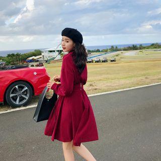 Long-slevee A-line Dress