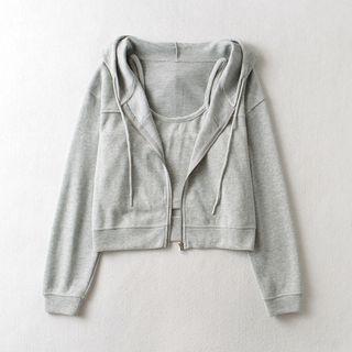 Set: Tank Top + Zip Hoodie