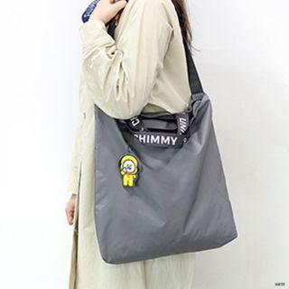 Bt21 Letter-strap Shopper Bag With Keyring