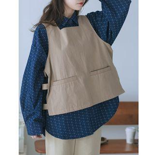 Square Neck Plain Vest