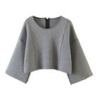 Flared-sleeve Pullover