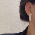 Rhinestone Fringed Earring 1 Pair - E3335 - Gold - One Size