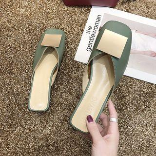 Square Accent Mules