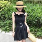 Belted Pleated Playsuit